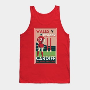 Vintage Welsh Rugby Union Poster Tank Top